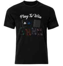 純綿T-Shirt (PlayStation®)(1994黑) (S/M/L/XL/XXL碼)