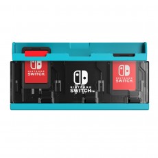 Nintendo Switch 推開式遊戲卡收納盒 (6枚) (藍色) (NSW-127) (Hori) - 日