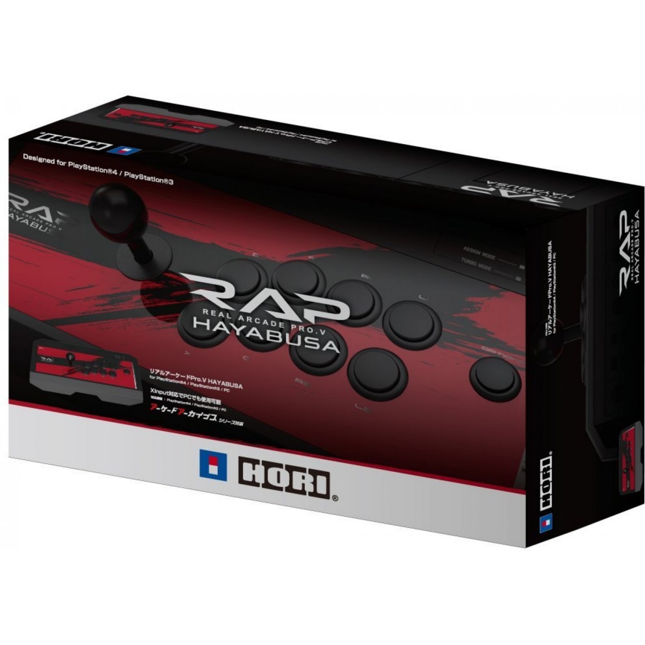 PS4/PC Hori Real Arcade Pro.V Hayabusa (Red)(PS4-055) - JPN - GSE