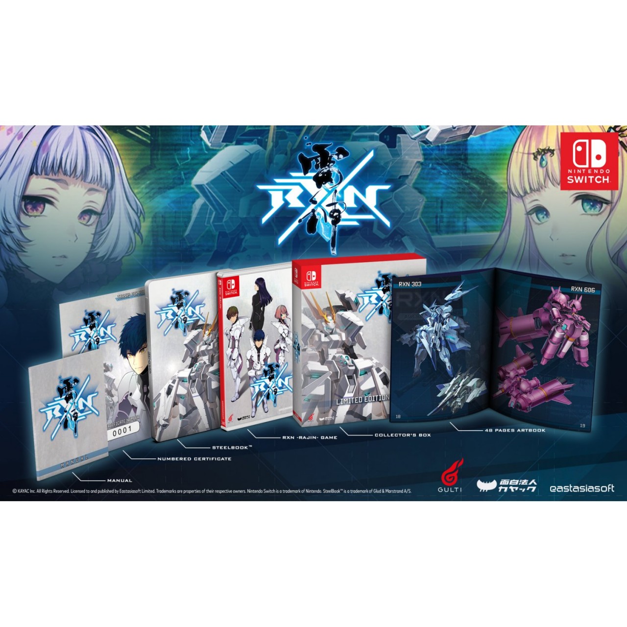 RXN Raijin Limited Edition RXN 雷神 スイッチ RXN -Raijin- [Limited Edition] LE PLAY EXCLUSIVES for