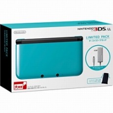 Nintendo 3DSLL主機 (青綠 x 黑)(限定版) - 日