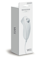 Wii 白色雙節棍控制器 - 亞洲版