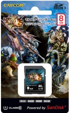 3DS SANDISK 8GB SD記憶卡 (魔物獵人4G) (Capcom) 日版