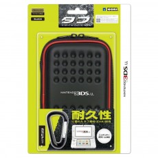 3DSLL 保護硬包(黑X紅色)(HORI)(3DS-304)