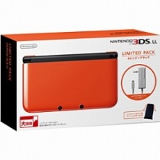 Nintendo 3DSLL 主機 (橘 x 黑)(限定版) - 日