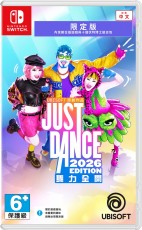 NS 舞力全開® 2026 [限定版][盒內附兌換碼](英文封面)(繁中/簡中/英/韓文版) - 美版
