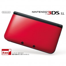 Nintendo 3DSLL 主機 (紅X黑色) 日版