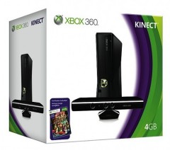 XBox360 4GB 主機連 Kinect感應器