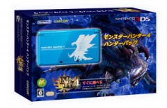 Nintendo 3DS主機 (藍)(魔物獵人 4 獵人包 限定版) - 日