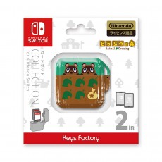 NS / 3DS 遊戲卡收納盒 Type-A (2枚) [動物之森] (CCP-002-1) (Keys Factory) - 日