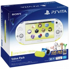 PS Vita 2000主機超值組合 (Wi-Fi機種)(青綠x白色) - 日