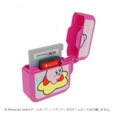 NS / 3DS 遊戲卡收納盒 (2枚) [星之卡比 粉紅色蓬鬆力量！] (CCP-009-1) (Keys Factory) - 日