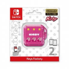 NS / 3DS 遊戲卡收納盒 (2枚) [星之卡比 舞蹈] (CCP-003-2) (Keys Factory) - 日
