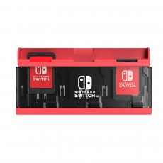 Nintendo Switch 推開式遊戲卡收納盒 (6枚) (紅色) (NSW-127) (Hori) - 日