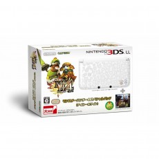 Nintendo 3DSLL主機(白)(魔物獵人 4  限定版) - 日