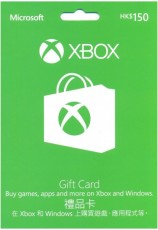 Microsoft XBox 禮品卡 $150 港幣
