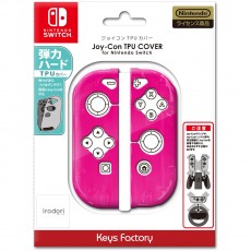 NS Joy-Con TPU 保護套 [粉紅色] (NJT-001-6) (Keys Factory) - 日