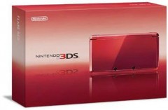 3DS 閃耀紅 主機 - 日版