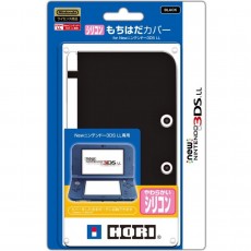 New Nintendo 3DSLL 矽膠保護殼 (黑色)(Hori) - 日