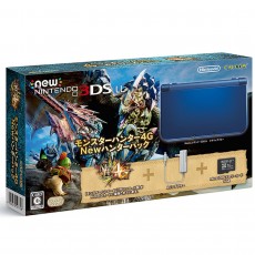 NEW Nintendo 3DSLL 同捆機(金屬藍)(魔物獵人 4G) 日版